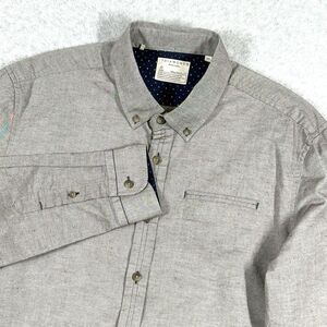 7 Diamonds Shirt‎ Mens Medium Flecked Long Sleeve Button Odyssey Rescue Stretch